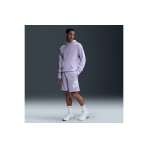 Nike Club Frech Terry Alumni Ανδρική Αθλητική Βερμούδα Λιλά