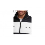 Nike Sportswear Air Tracktop Ανδρική Ζακέτα Μαύρη & Λευκή