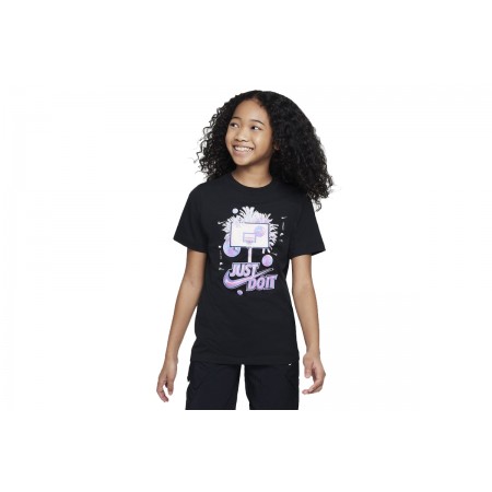 Nike Sportswear Παιδικό Κοντομάνικο T-Shirt Μαύρο