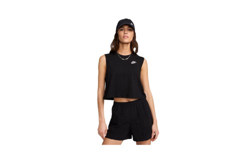 Nike Sportswear Club Crop Top Αμάνικο Γυναικείο (FV5505 010)
