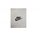 Nike Sportswear Club Γυναικεία Αμάνικη Crop Top Μπλούζα Γκρι