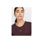 Nike Sportswear Chill Knit Γυναικείο Κοντομάνικο T-Shirt Μπορντό