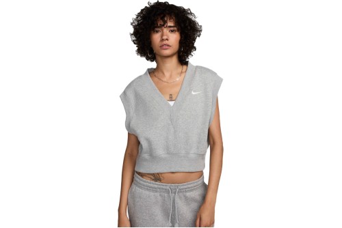 Nike Sportswear Phoenix Fleece Crop Top Αμάνικο Γυναικείο (FV6316 063)