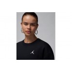 Jordan Brooklyn Fleece Γυναικεία Μακρυμάνικη Μπλούζα Μαύρη