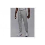 Jordan Brooklyn Fleece Ανδρικό Παντελόνι Φόρμας Γκρι Ανοιχτό