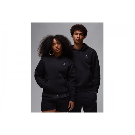 Jordan Brooklyn Fleece Ανδρικό Φούτερ με Κουκούλα Μαύρο