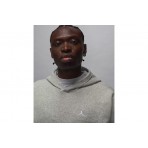 Jordan Brooklyn Fleece Ανδρικό Φούτερ με Κουκούλα Γκρι Ανοιχτό