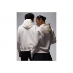 Jordan Brooklyn Fleece Ανδρικό Φούτερ με Κουκούλα Λευκό