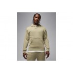 Jordan Brooklyn Fleece Ανδρικό Φούτερ με Κουκούλα Χακί