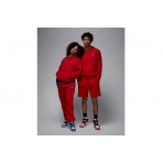 Jordan Brooklyn Fleece Ανδρικό Φούτερ με Κουκούλα Κόκκινο
