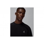 Jordan Brooklyn Fleece Ανδική Μακρυμάνικη Μπλούζα Μαύρη