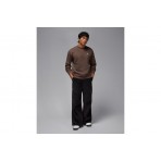 Jordan Brooklyn Fleece Ανδρική Μακρυμάνικη Μπλούζα Καφέ