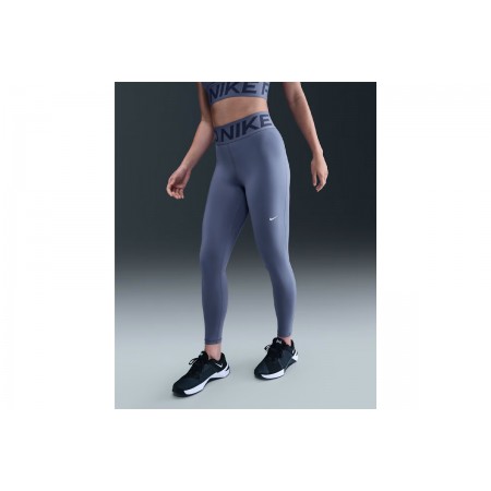 Nike Pro Sculpt High-Waisted Γυναικείο Μακρύ Κολάν Μωβ