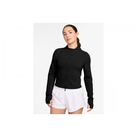 Nike Zenvy Dri-FIT Γυναικεία Ζακέτα Μαύρη