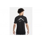 Nike Dri-FIT Ανδρικό Κοντομάνικο T-Shirt Μαύρο