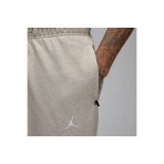 Jordan Sport Crossover Dri-FIT Fleece Ανδρικό Παντελόνι Φόρμας Γκρι