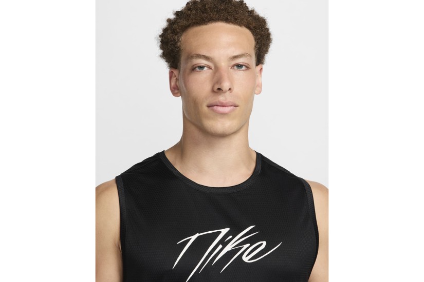 Nike Icon Dri-FIT Ανδρική Αμάνικη Μπλούζα Μαύρη