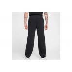 Nike Club Fleece Bungee Ανδρικό Παντελόνι Φόρμας Μαύρο