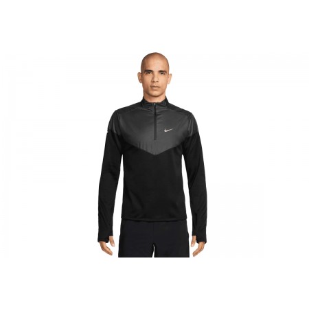 Nike Sphere Element Therma-FIT Ανδρική Μακρυμάνικη Μπλούζα Μαύρη