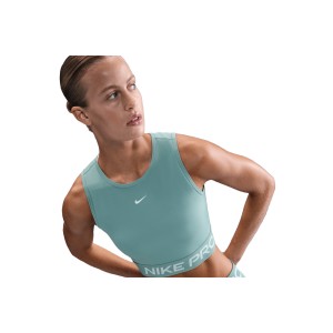 Nike Pro Dri-Fit Crop Top Αμάνικο Γυναικείο (FZ3615 017)
