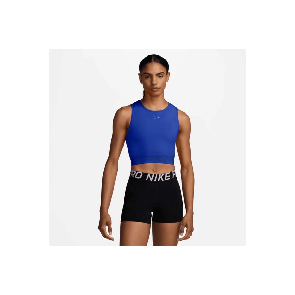 Nike Pro Crop Top Αμάνικο Γυναικείο (FZ3615 405)