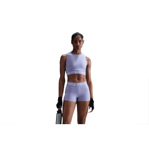 Nike Pro Dri-Fit Crop Top Αμάνικο Γυναικείο (FZ3615 533)