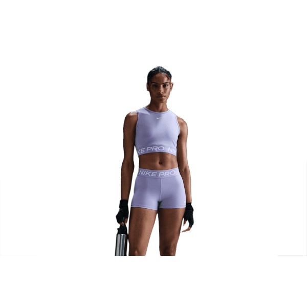 Nike Pro Dri-Fit Crop Top Αμάνικο Γυναικείο (FZ3615 533)