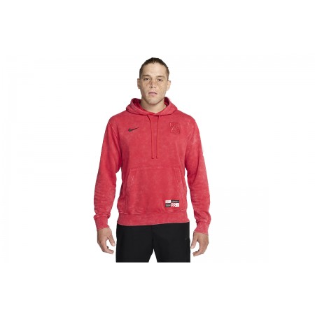 Nike Liverpool FC Club Third Ανδρικό Φούτερ με Κουκούλα Κόκκινο