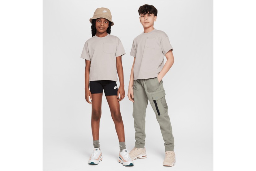 Nike Sportswear City Utility Παιδικό Κοντομάνικο T-Shirt Μπεζ