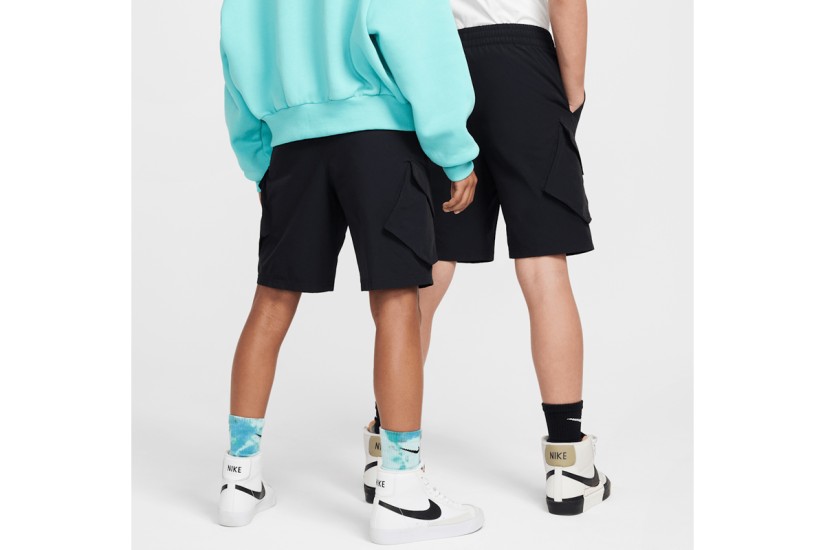 Nike Sportswear City Utility Παιδική Βερμούδα Cargo Μαύρη