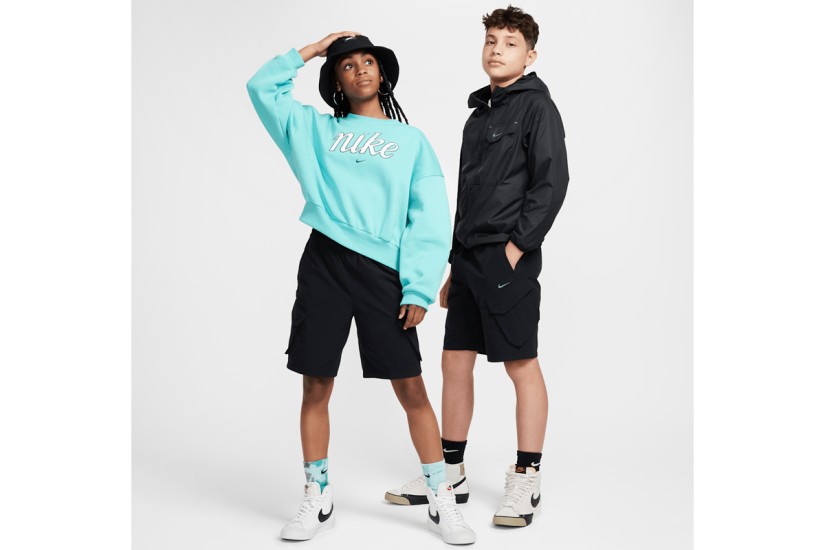 Nike Sportswear City Utility Παιδική Βερμούδα Cargo Μαύρη