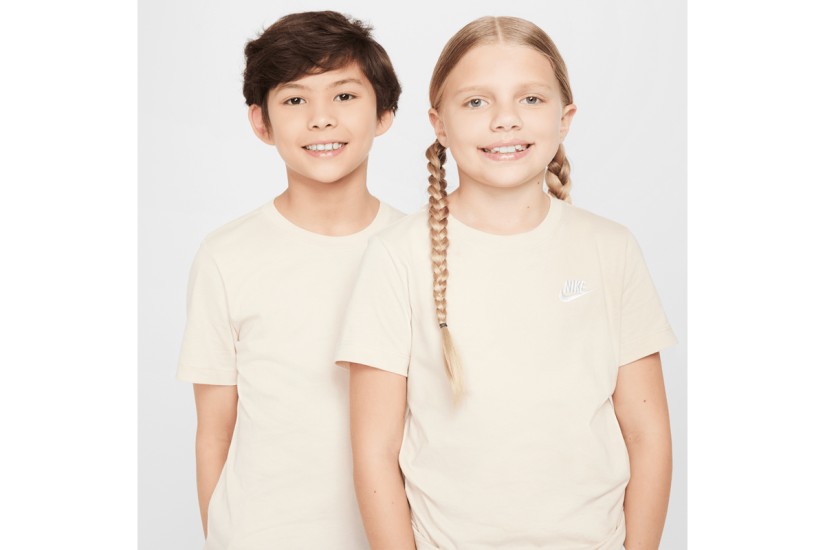 Nike Sportswear Παιδικό Κοντομάνικο T-Shirt Μπεζ