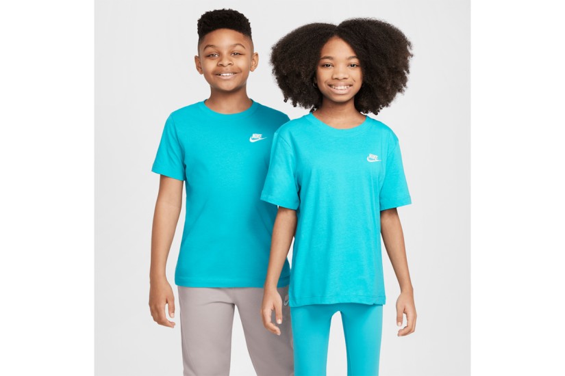 Nike Sportswear Παιδικό Κοντομάνικο T-Shirt Τυρκουάζ