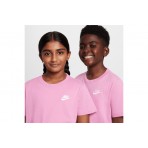 Nike Sportswear Παιδικό Κοντομάνικο T-Shirt Ροζ