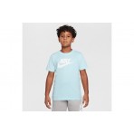 Nike Sportswear Παιδικό Κοντομάνικο T-Shirt Σιέλ