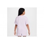 Nike Sportswear Essential Παιδικό Κοντομάνικο T-Shirt Λιλά