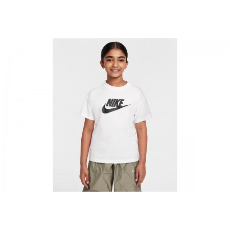 Nike Sportswear Παιδικό Κοντομάνικο T-Shirt Λευκό 