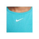 Nike Sportswear Ribbed Παιδική Αμάνικη Μπλούζα Τυρκουάζ
