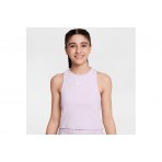 Nike Sportswear Ribbed Παιδική Αμάνικη Μπλούζα Λιλά