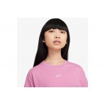Nike Sportswear Essential Παιδικό Κοντομάνικο T-Shirt Ροζ