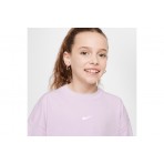 Nike Sportswear Παιδικό Κοντομάνικο T-Shirt Ροζ