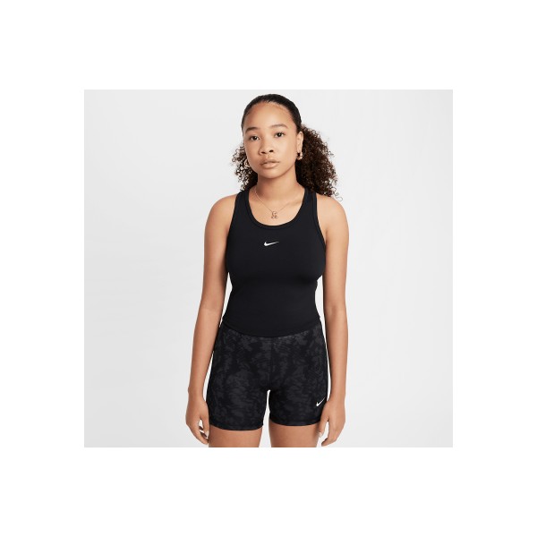 Nike One Fitted Dri-Fit Μπλούζα Αμάνικη (FZ5598 010)