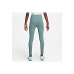 Nike One Dri-Fit High-Waisted Γυναικείο Μακρύ Κολάν Βεραμάν