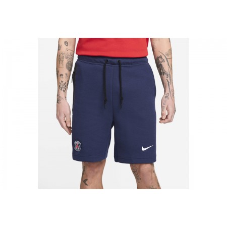 Nike Paris Saint-Germain Tech Fleece Ανδρική Αθλητική Βερμούδα