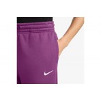 Nike Sportswear Phoenix Fleece Γυναικείο Παντελόνι Φόρμας Φούξια