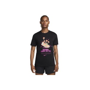 Nike Dri-Fit Running T-Shirt Ανδρικό (FZ8065 010)
