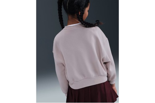 Nike Sportswear Club Fleece Boxy Μπλούζα Με Λαιμόκοψη (FZ9244 019)