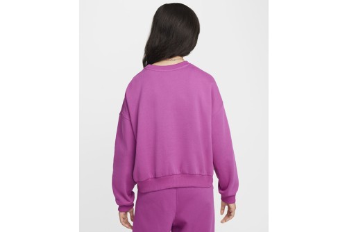 Nike Sportswear Club Fleece Boxy Μπλούζα Με Λαιμόκοψη (FZ9244 518)