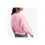 Nike Sportswear Club Fleece Boxy Παιδικό Μακρυμάνικο Φούτερ με Λαιμόκοψη Ροζ