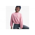 Nike Sportswear Club Fleece Boxy Παιδικό Μακρυμάνικο Φούτερ με Λαιμόκοψη Ροζ